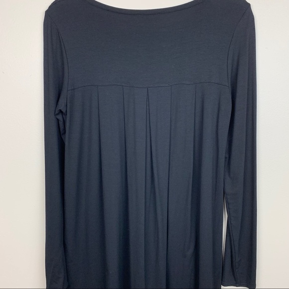 Eileen Fisher Mini Viscose/Lycra Long Sleeve Dress - Picture 6 of 7